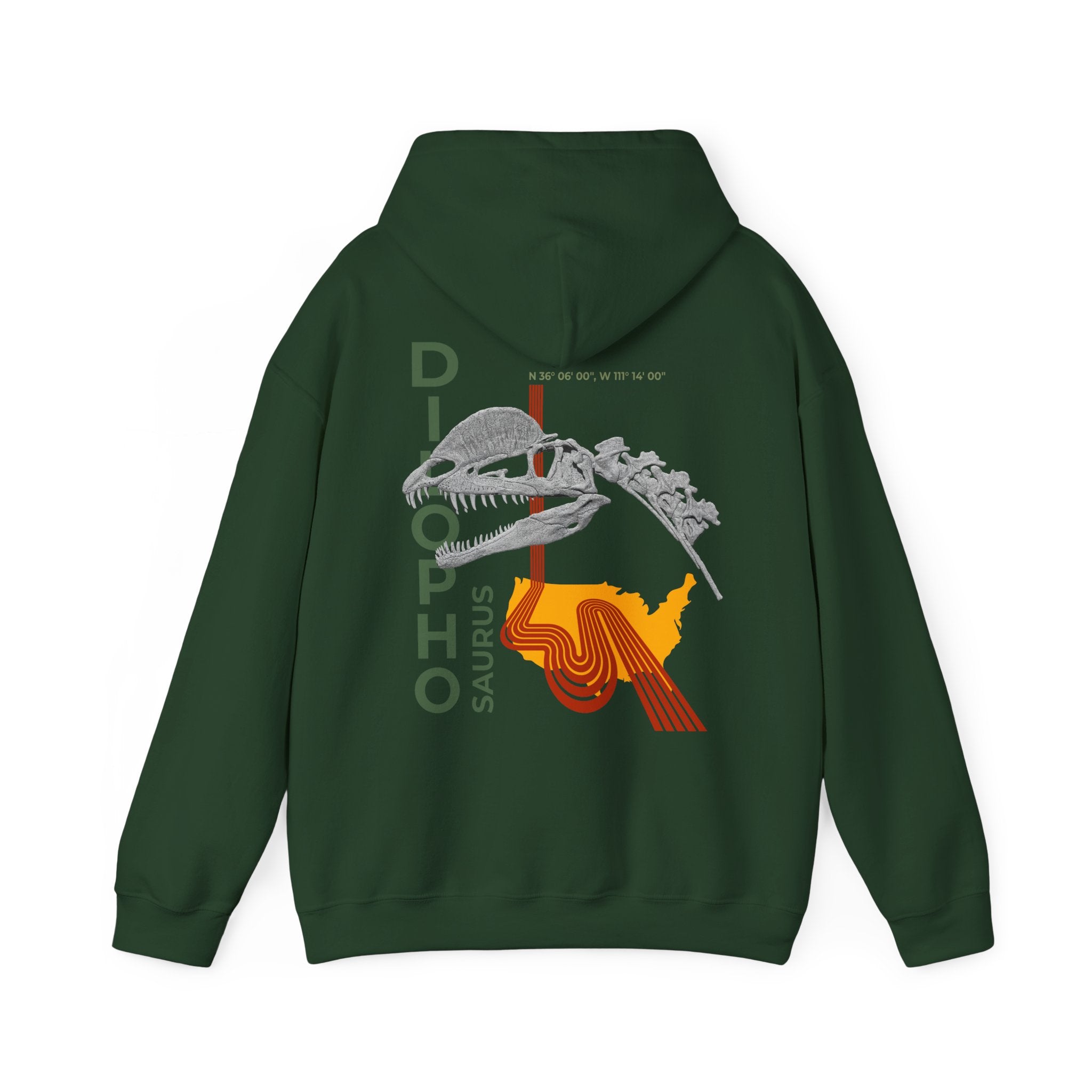 Dilophosaurus - Hoodie | FOSSIL SENSATIONS