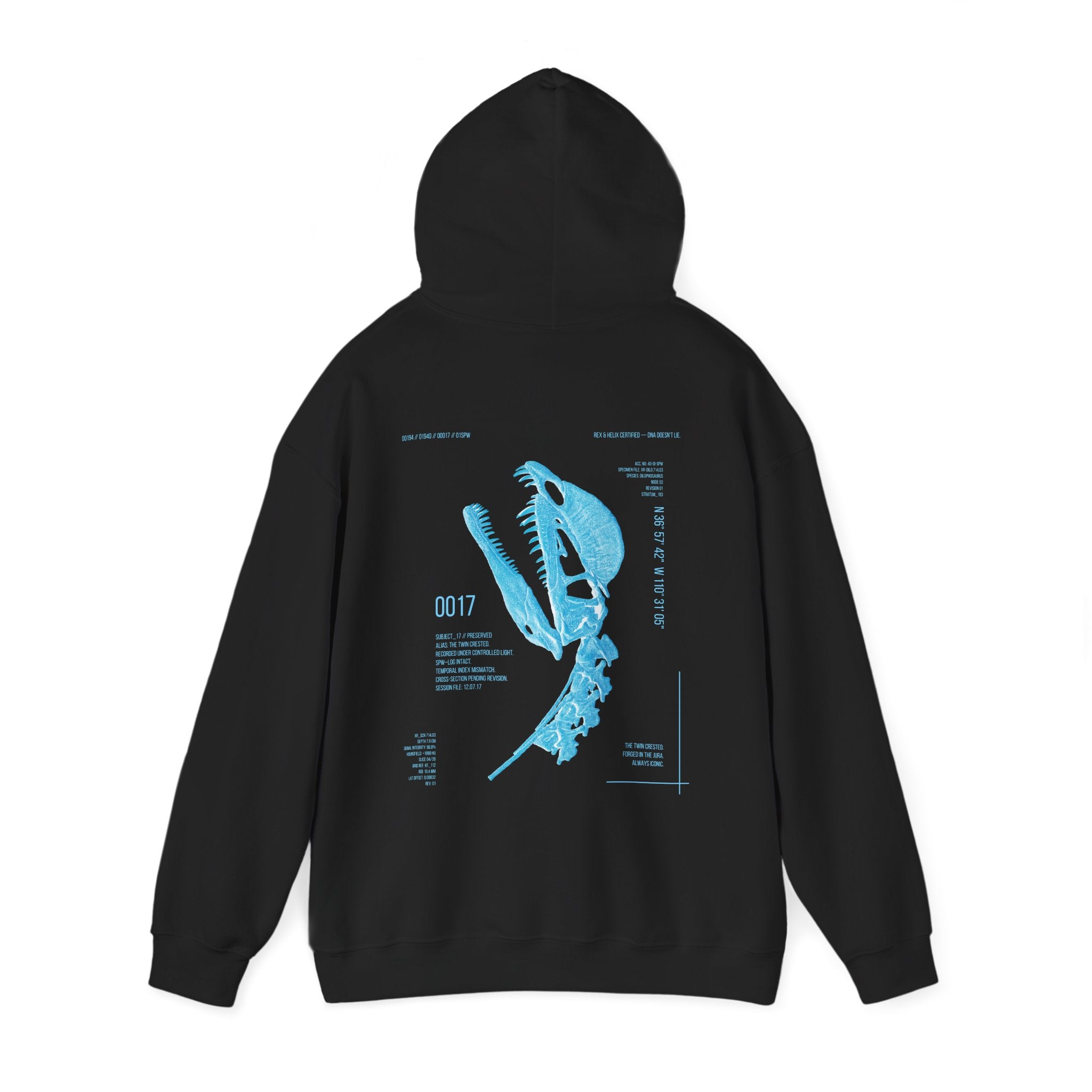 Dilophosaurus - Hoodie | X-RAY SERIES
