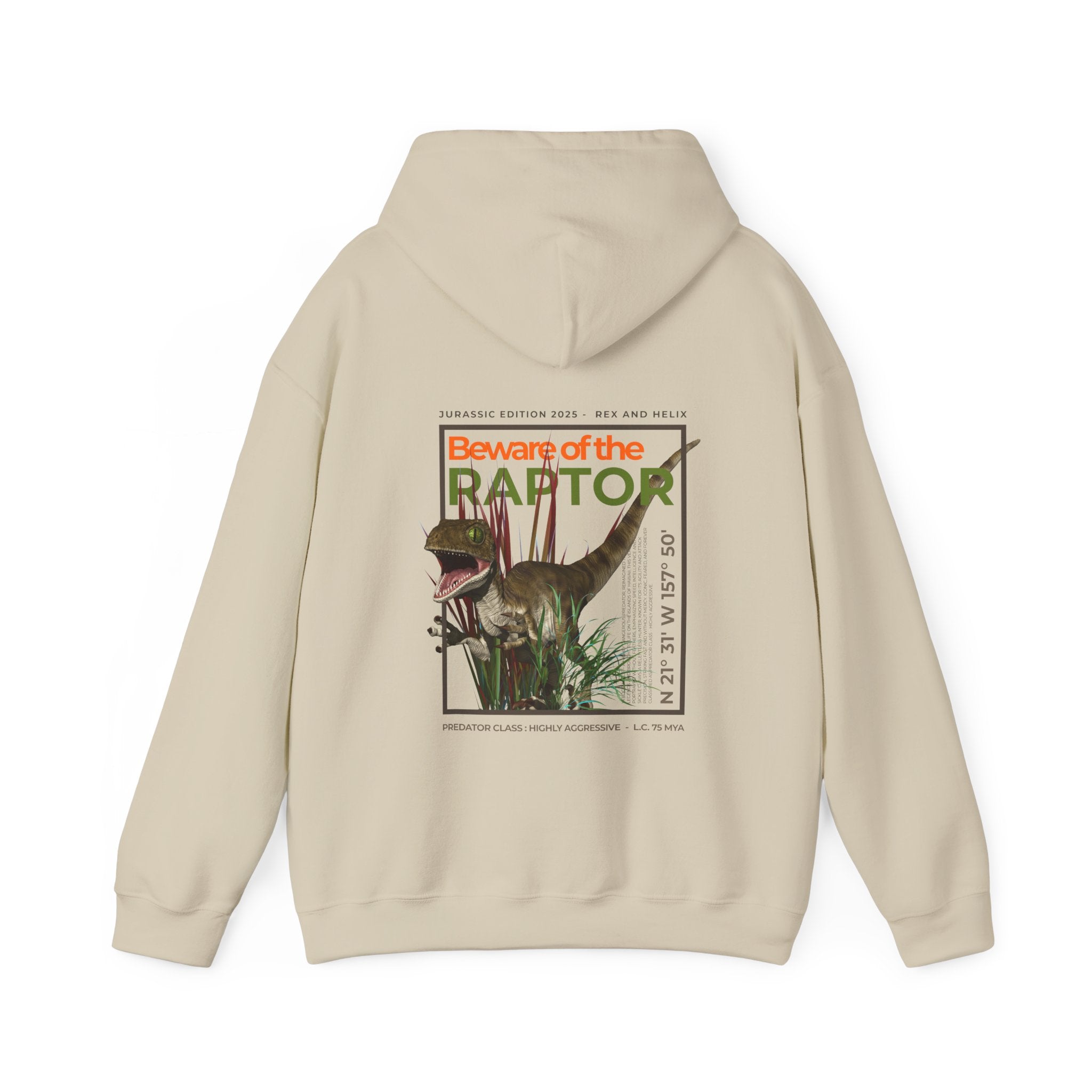 Beware of the Raptor - Hoodie | CRETACEOUS FILES #02