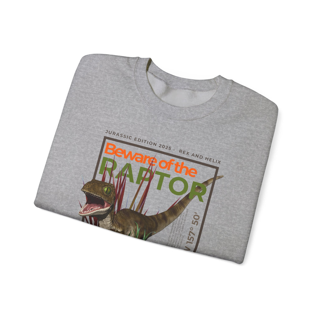 Beware of the Raptor - Sweatshirt | CRETACEOUS FILES #02