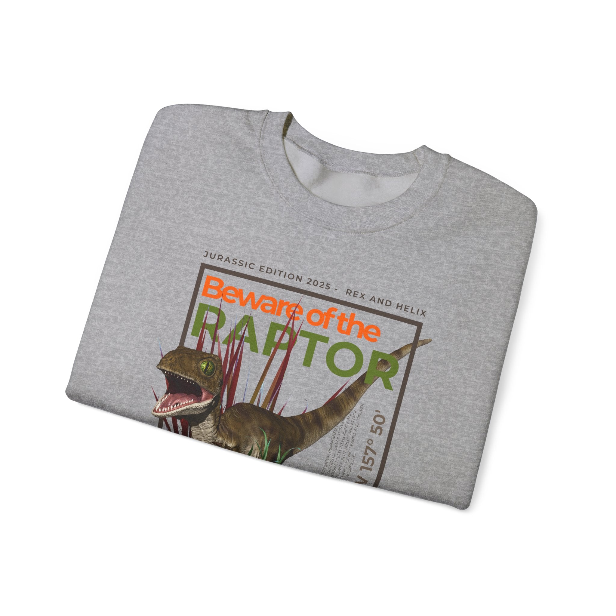 Beware of the Raptor - Sweatshirt | CRETACEOUS FILES #02