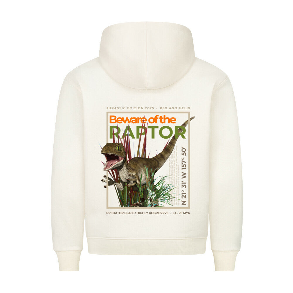 Beware of the Raptor - Hoodie | CRETACEOUS FILES #02 – Rex and Helix