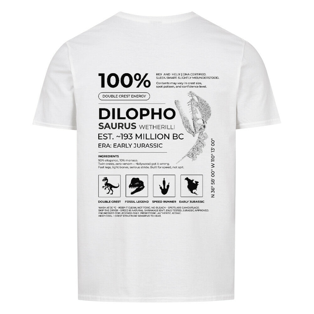 Dilophosaurus 100% T-Shirt | RAW DATA SERIES