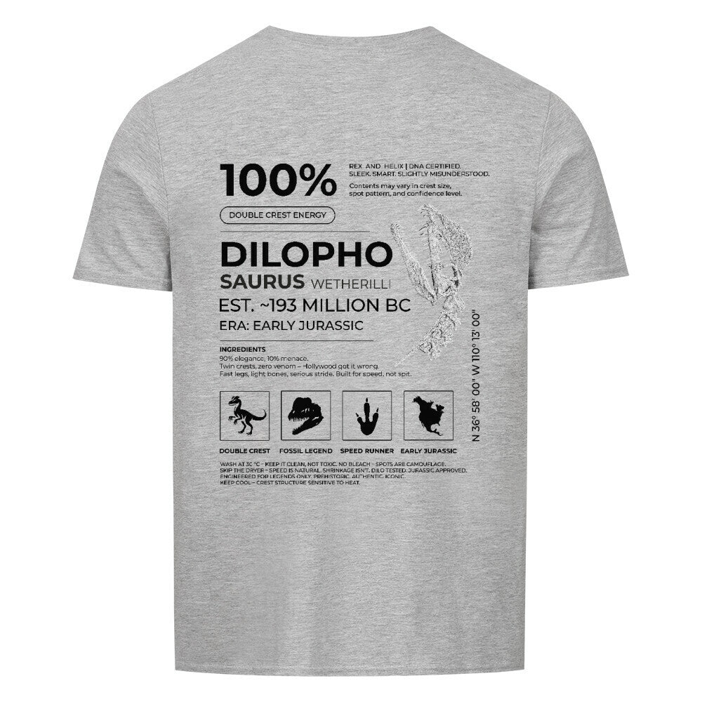 Dilophosaurus 100% T-Shirt | RAW DATA SERIES