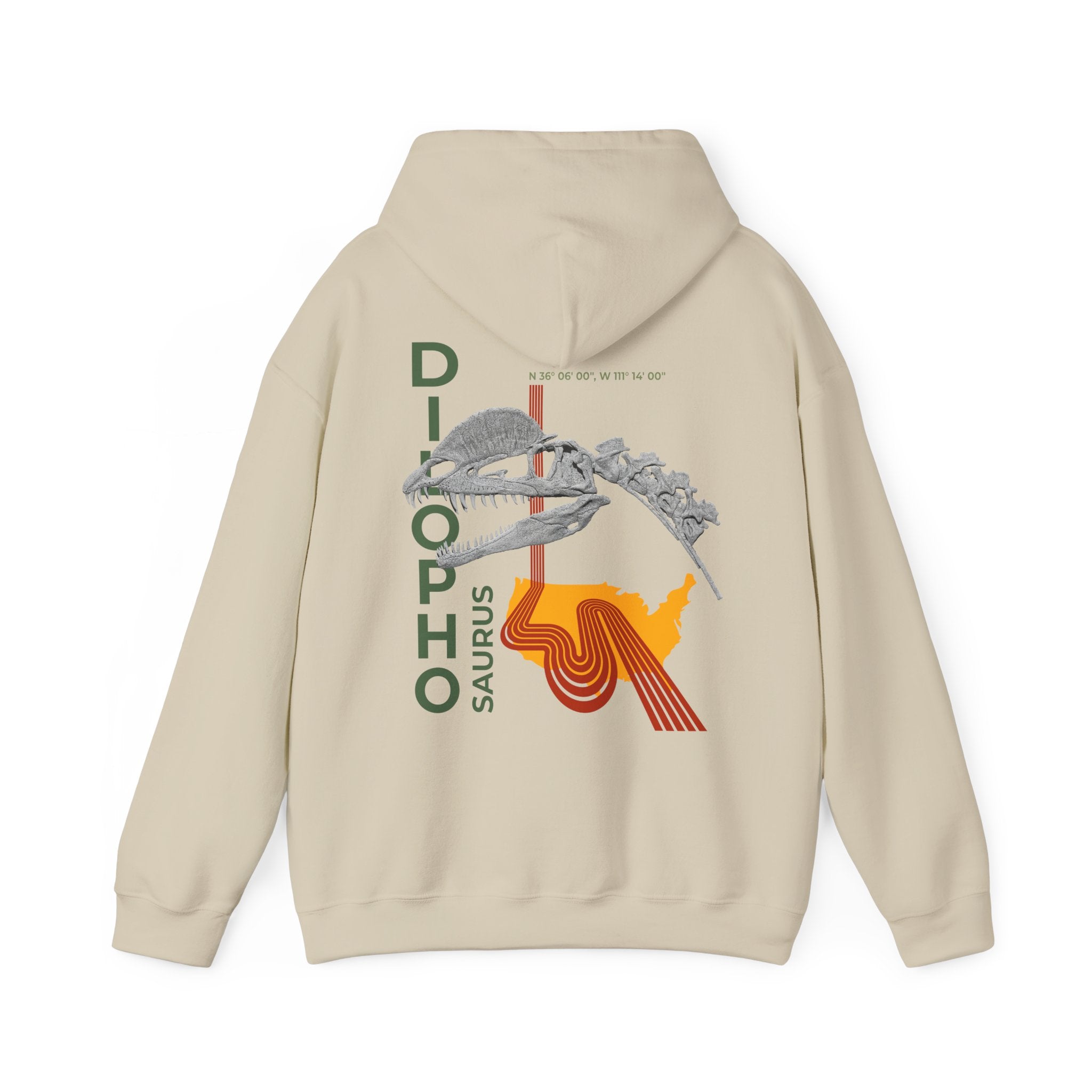 Dilophosaurus - Hoodie | FOSSIL SENSATIONS