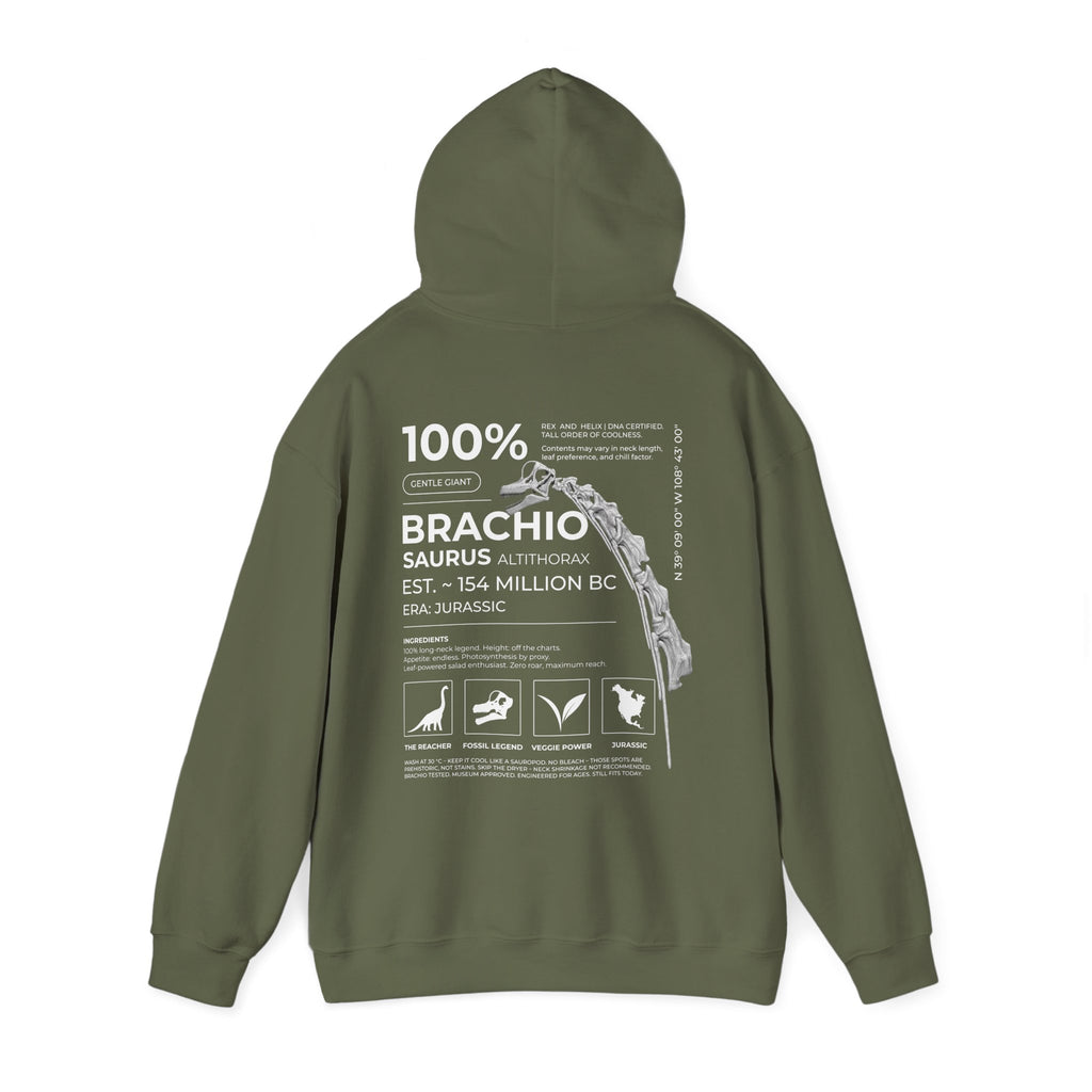 Brachiosaurus 100% - Hoodie | RAW DATA SERIES