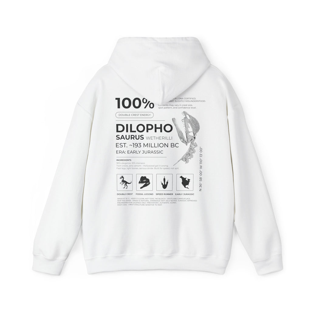 Dilophosaurus 100% Hoodie | RAW DATA SERIES